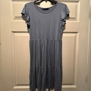 Brit and Bri Blue T Shirt Dress Size M